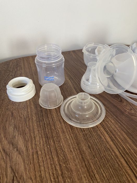 Laktator elektryczny i butelki antykolkowe