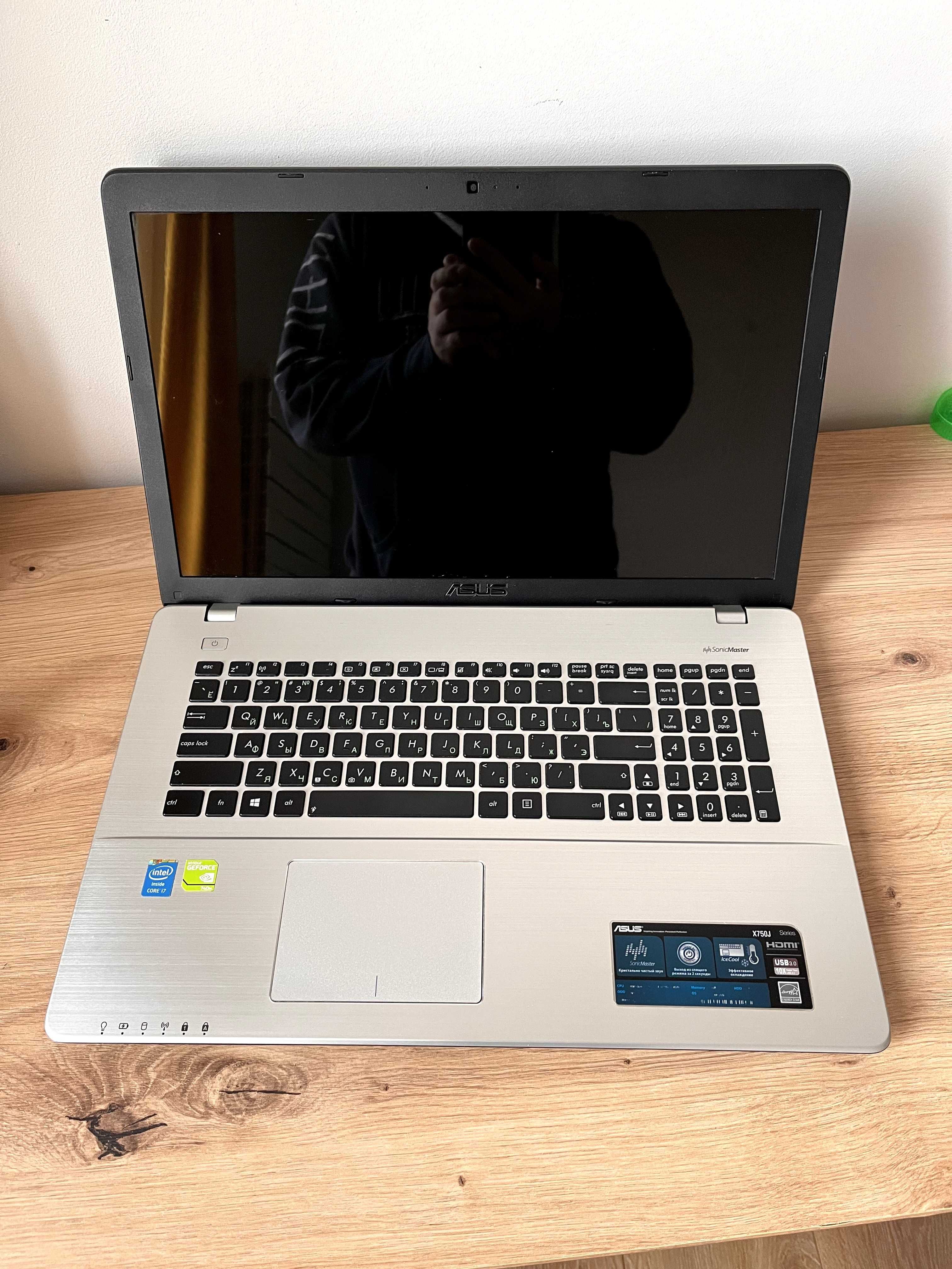 Ноутбук ASUS Екран 17.3 Intel Core i7