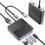 Wielofunkcyjny Hub USB-C 6 w 1 ORICO z 4K HDMI i PD 100W