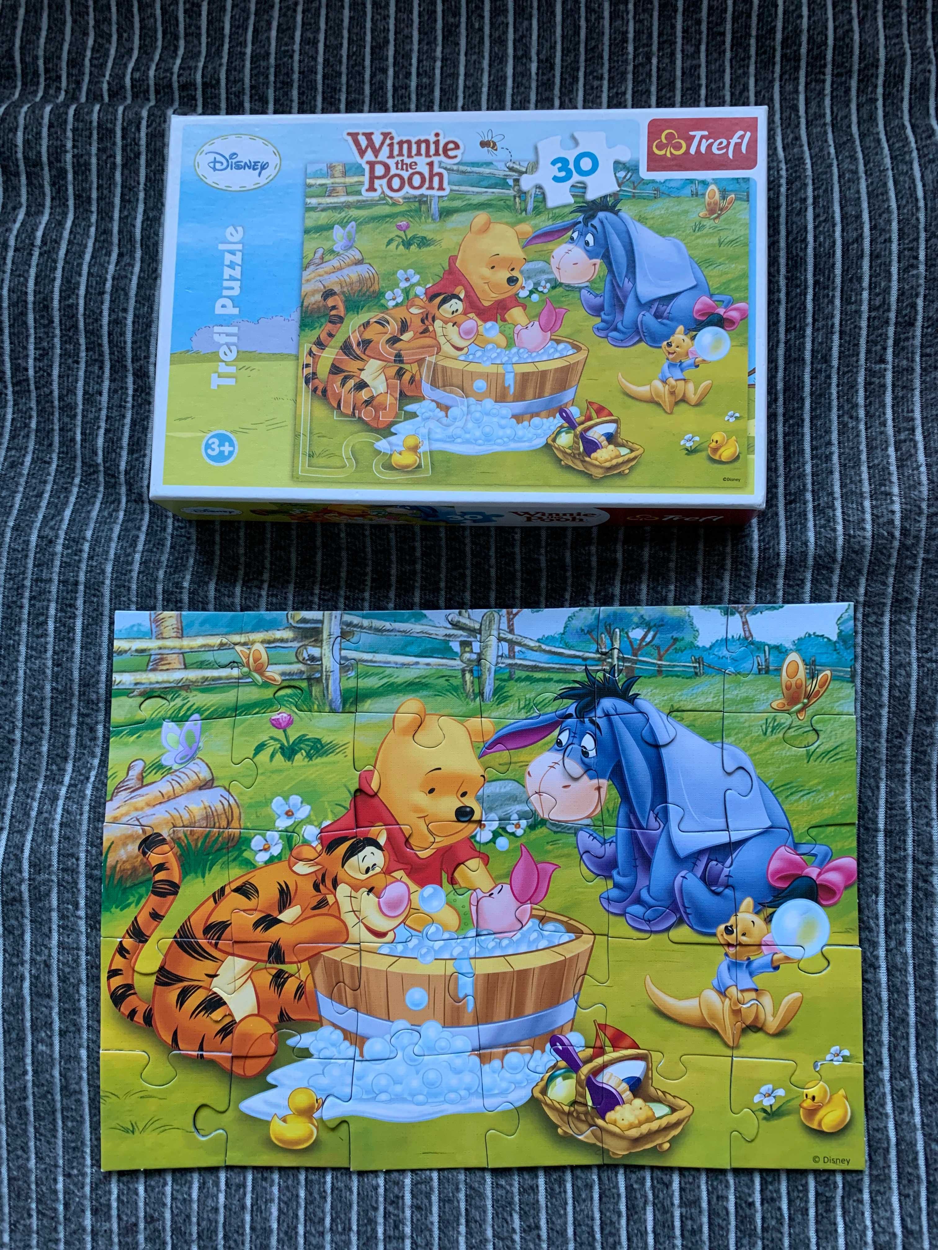 Zestaw Kubuś Puchatek Winnie the Pooh książeczki i puzzle
