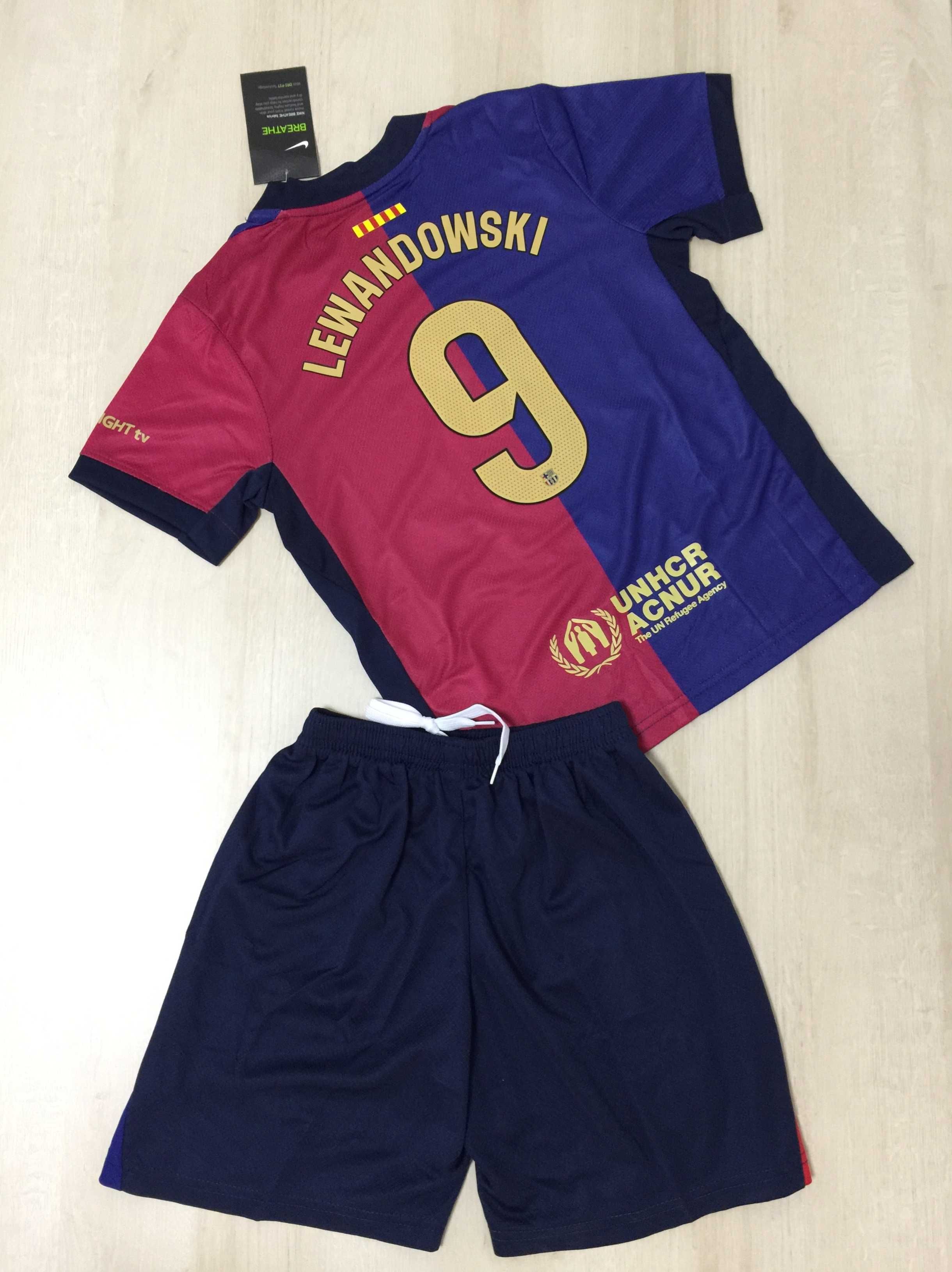 Nowa Strój dziecięcy #9 Lewandowski FC Barcelona domowa 22-28