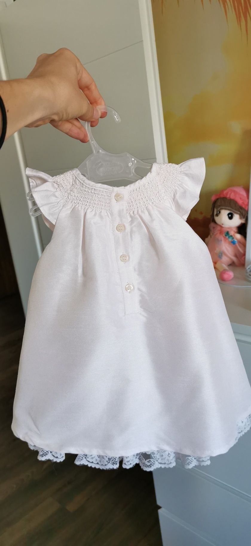 Sukienka na chrzest 3-6M