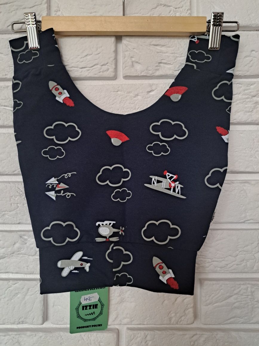 Baggy granatowe rakieta dresowe r.74 Izzie