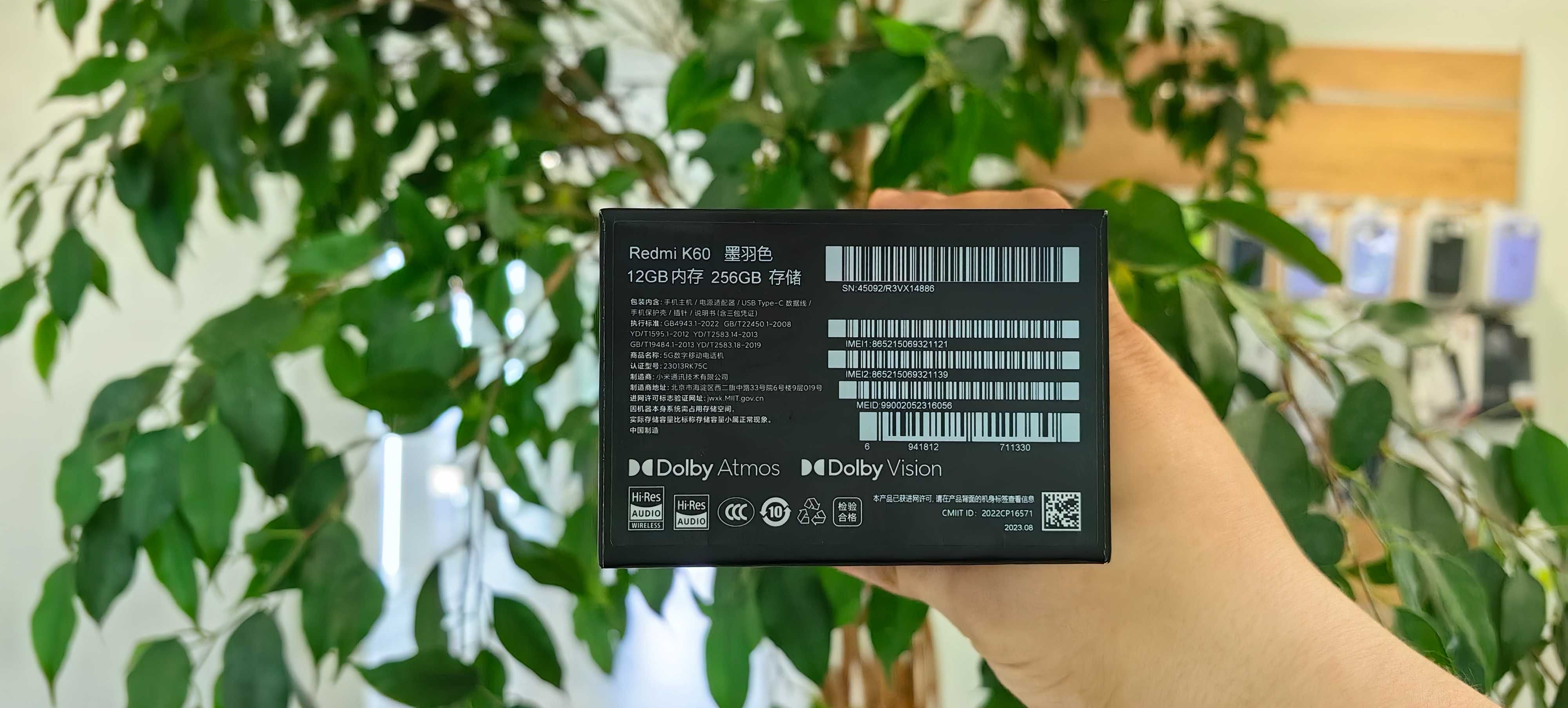 Магазин NEW Xiaomi Redmi K60 12/256GB Black/Blue Гарантія Trade In