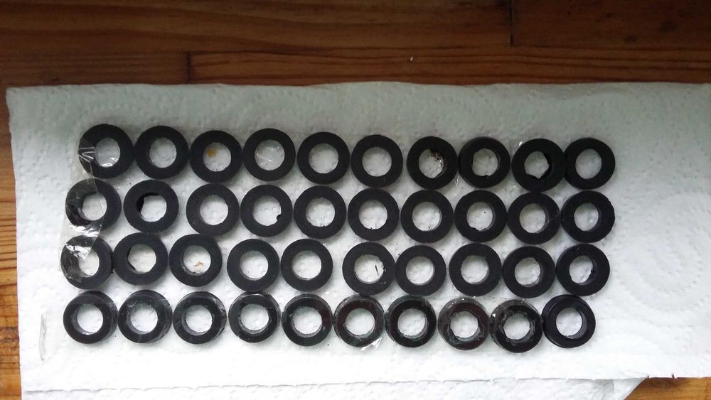 40 sztuk Gumowe uszczelki do butli gazowej 11kg, nowe