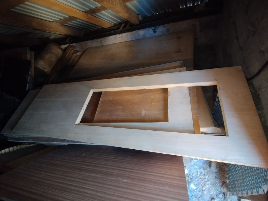 Заготовка до дверей форнірувані дубом