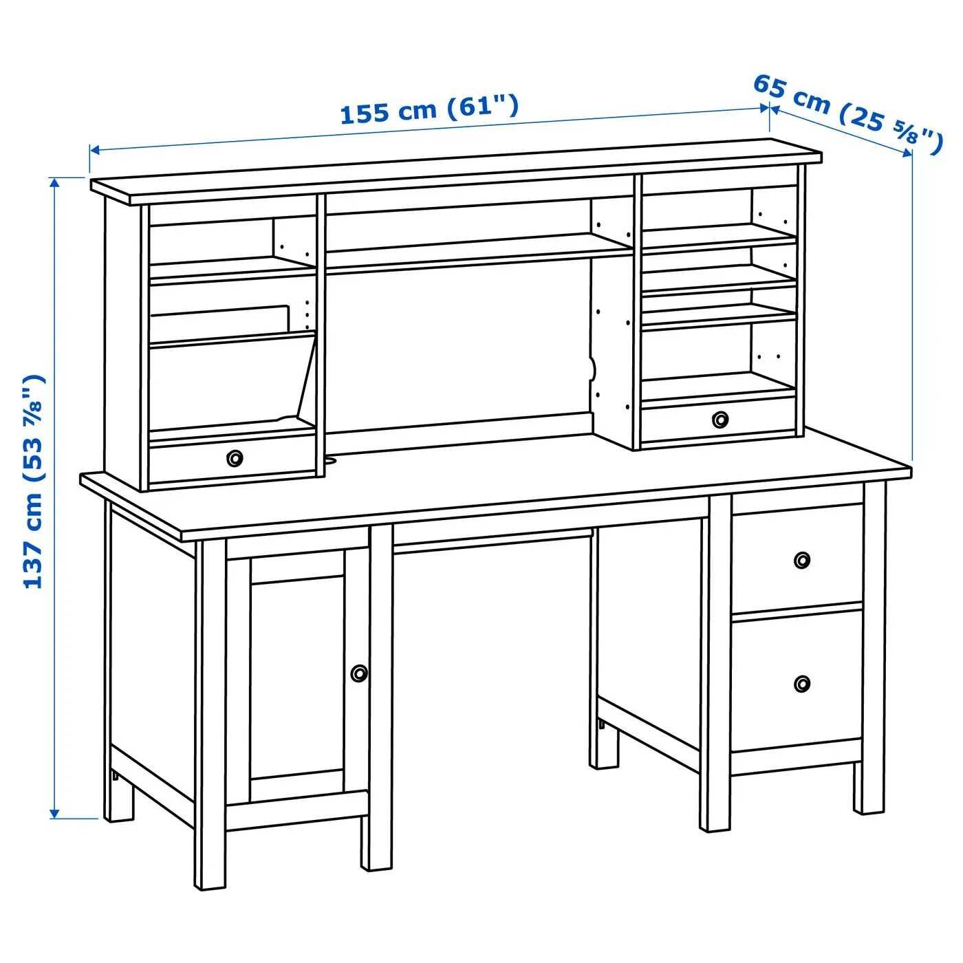 Secretária Hemnes IKEA