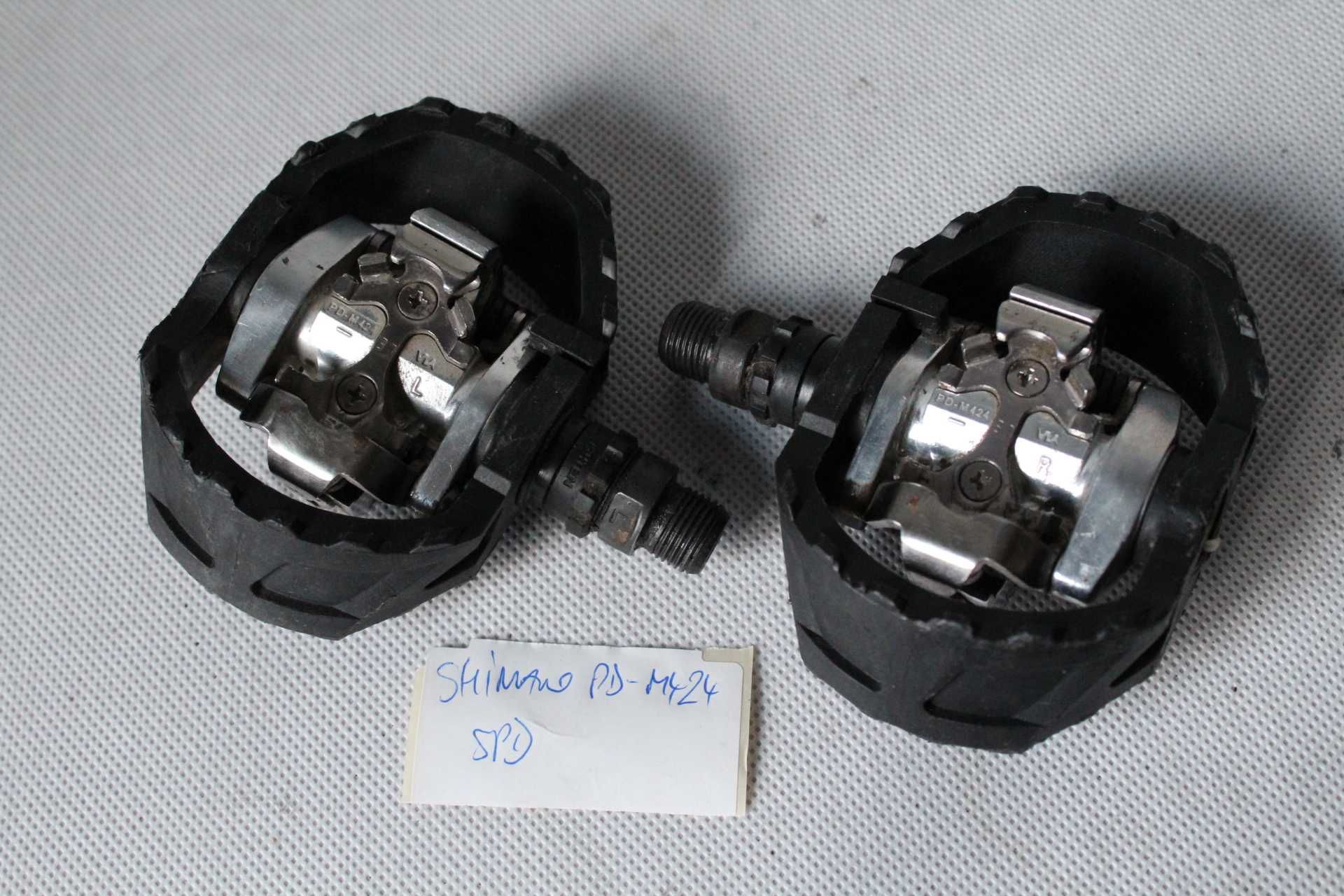 pedały rowerowe SPD PD-M424 wpinane retro shimano AZ8