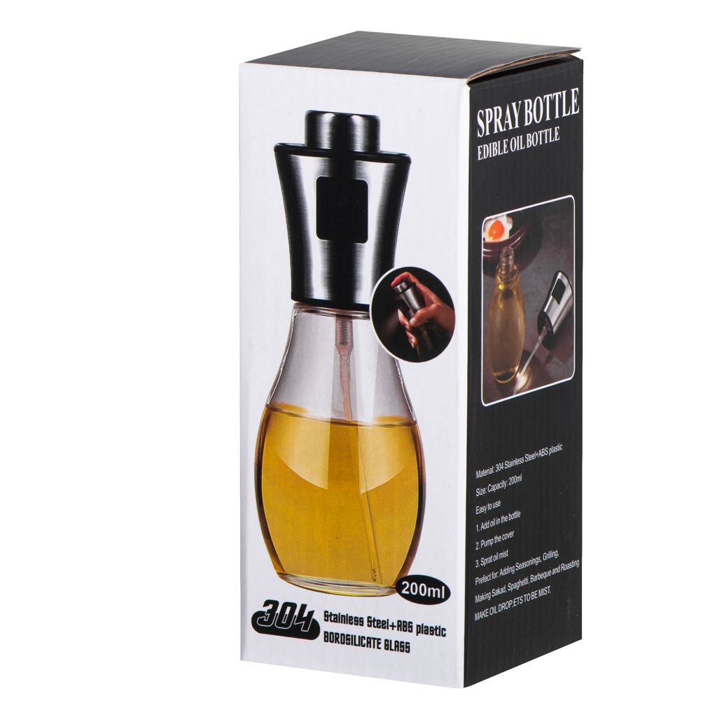 Spryskiwacz Dozownik do Oleju Oliwy Octu Szklany Atomizer Pojemnik