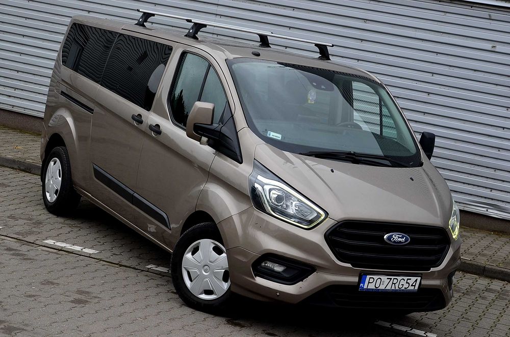 Ford Transit Custom* 2019r.* Automat* 9-cio osobowy*Salon Polska* LONG