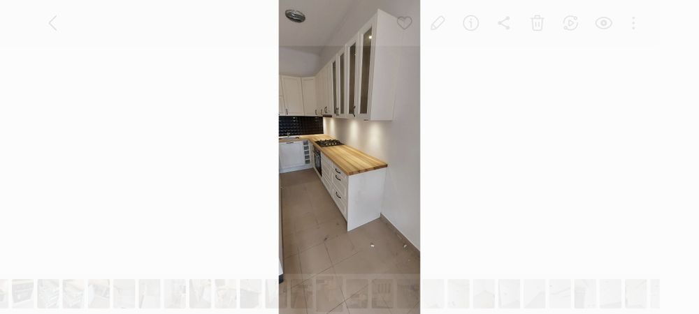 Meble kuchenne  z ekspozycji z   frontami lakierowanymi .