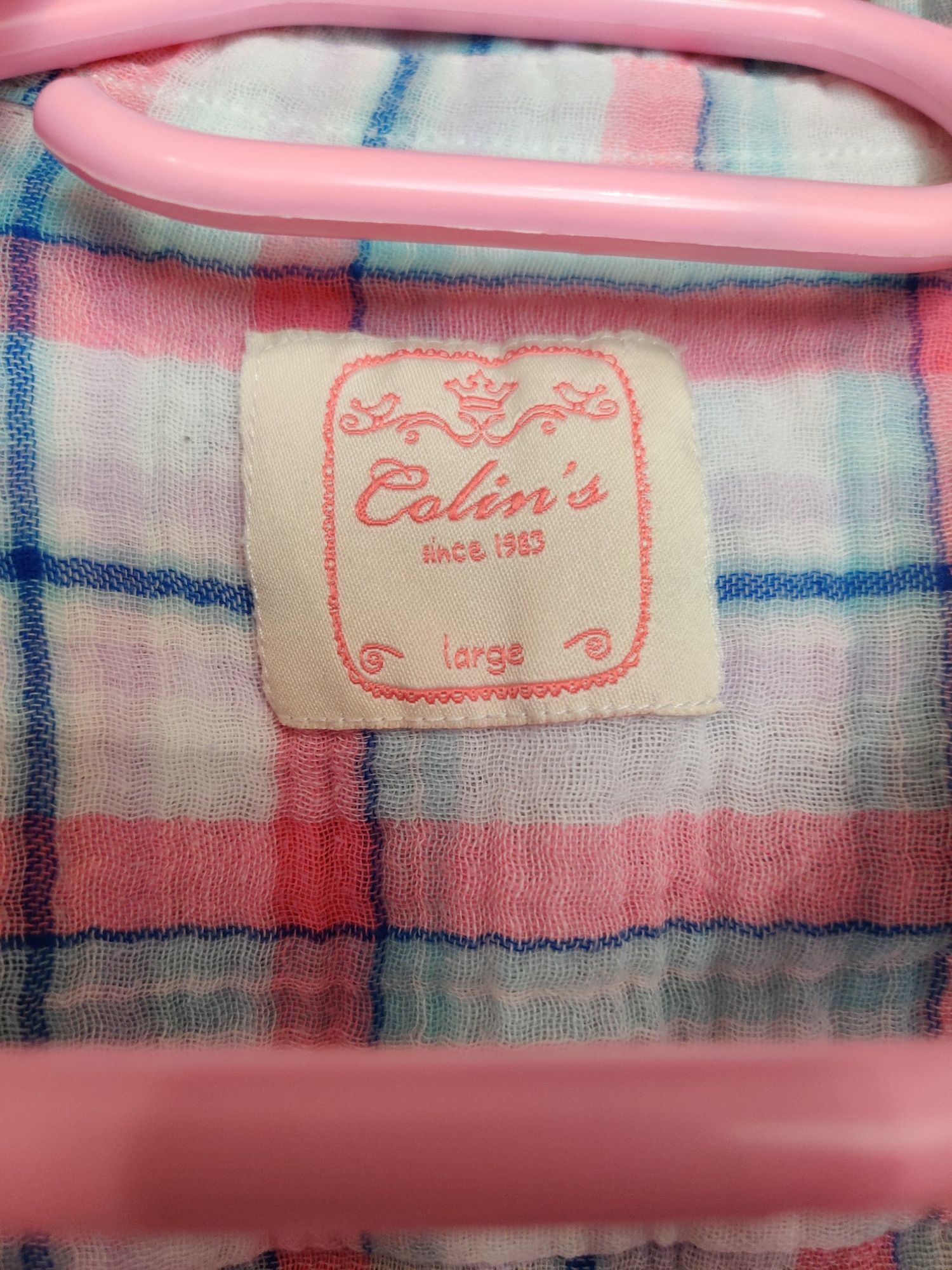Женская рубашка Colin's (ткань - марлевка,L))