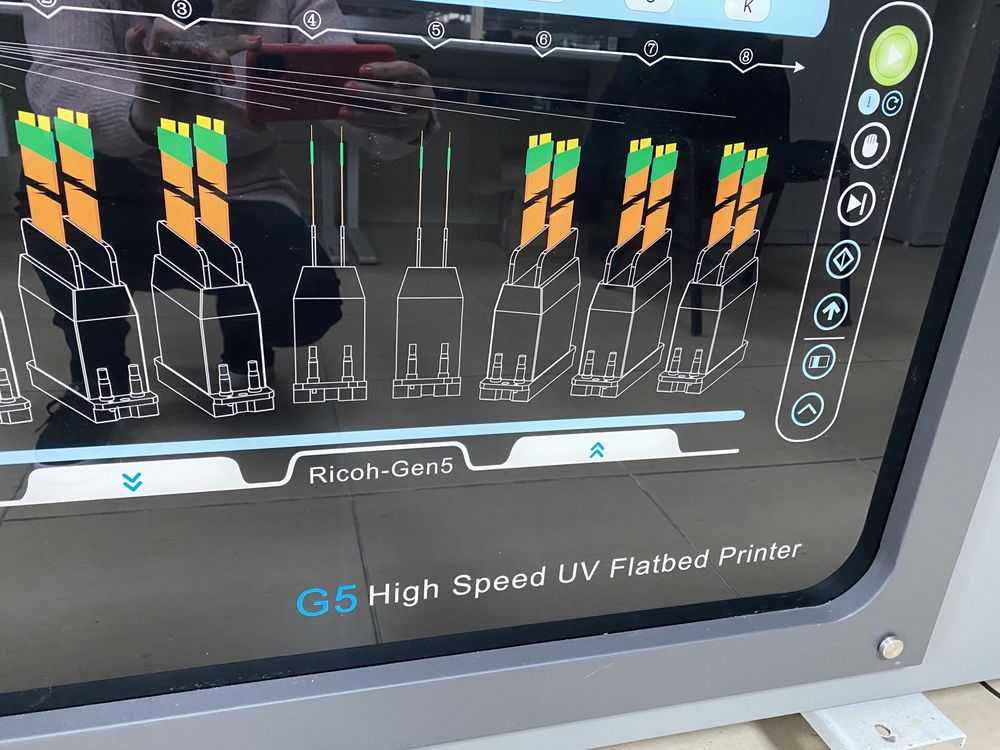 Impressora UV plana grande formato profissional