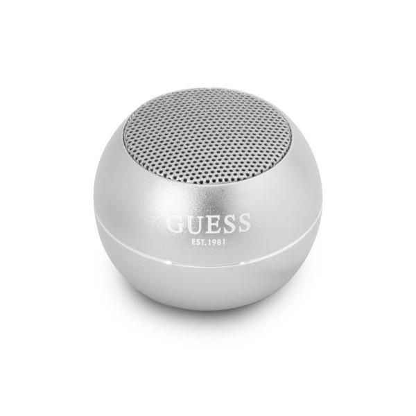 Guess Głośnik Bluetooth Guwsalgeg Speaker Mini Szary/Grey