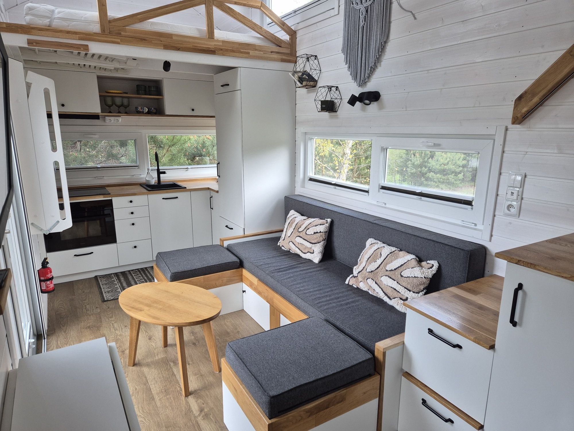Domek całoroczny z jacuzzi, tiny house, Kaszuby, jezioro Sudomie