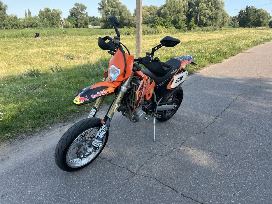 KTM 250 EXC F Racing Motard На доках Supermoto Akrapovic