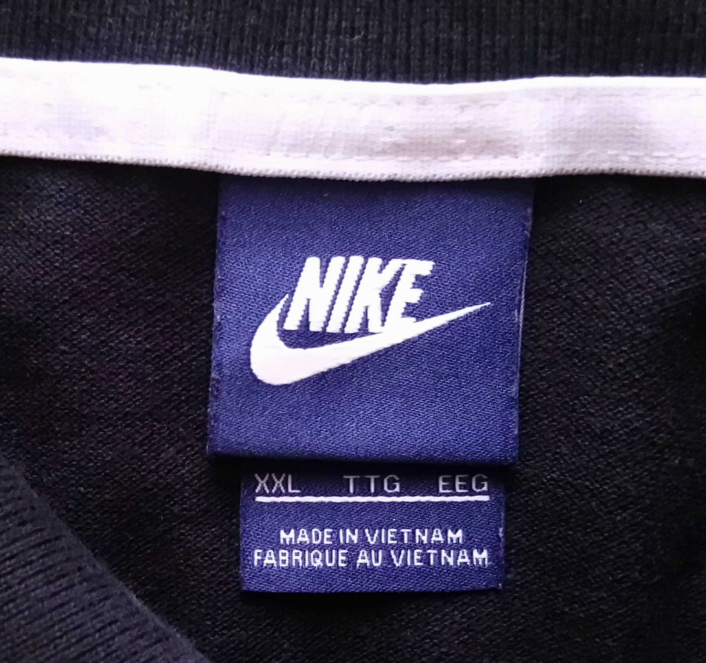 Piękna męska koszulka polo NIKE rozmiar XXL czarna