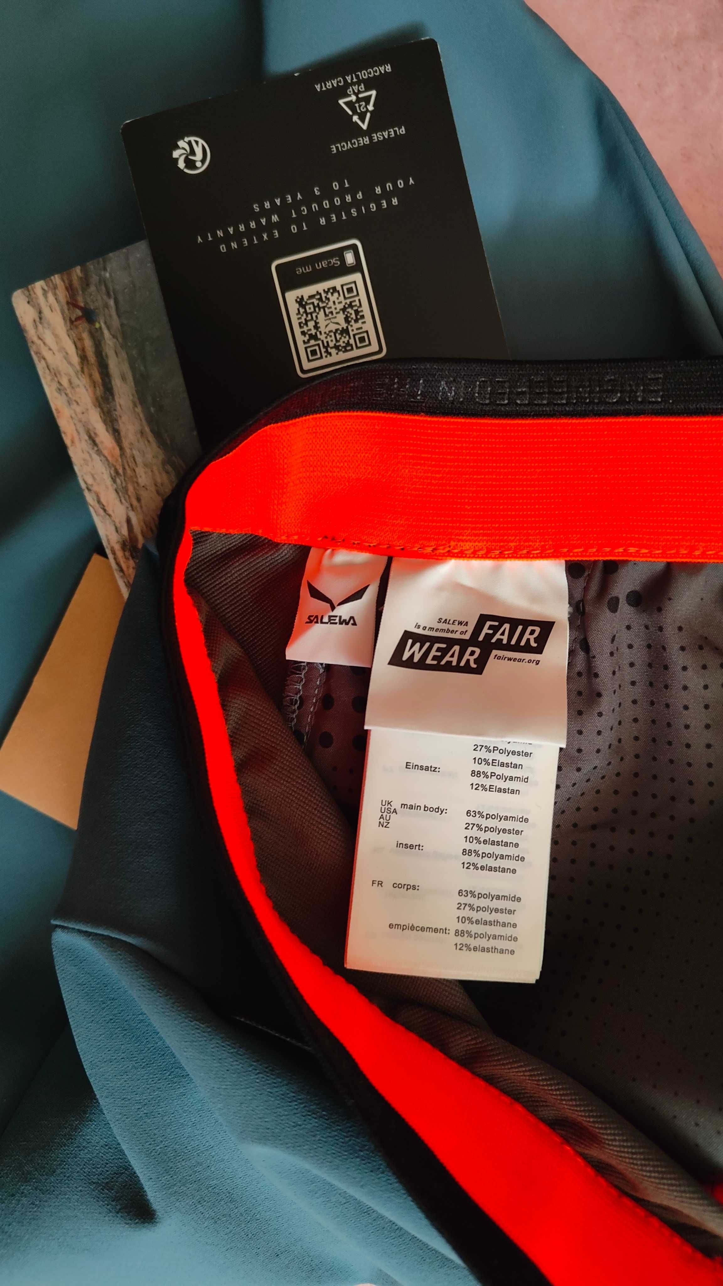 Zaawansow. spodnie Salewa Pedroc DST Hyb Pant Cena reg. 770zł XL/52