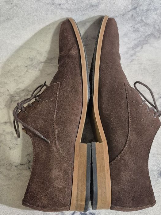 Замшевые мужские туфли Manfield.размер 44.