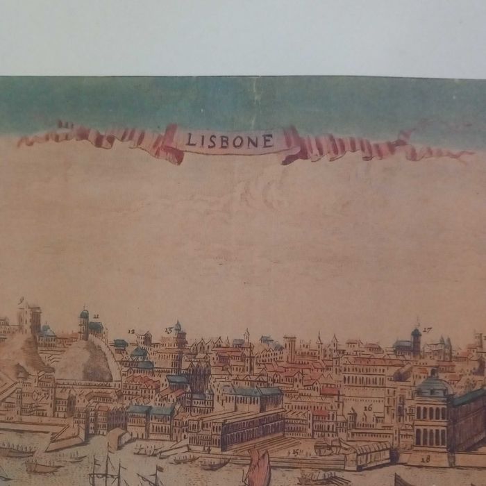 Gravura Lisboa antiga