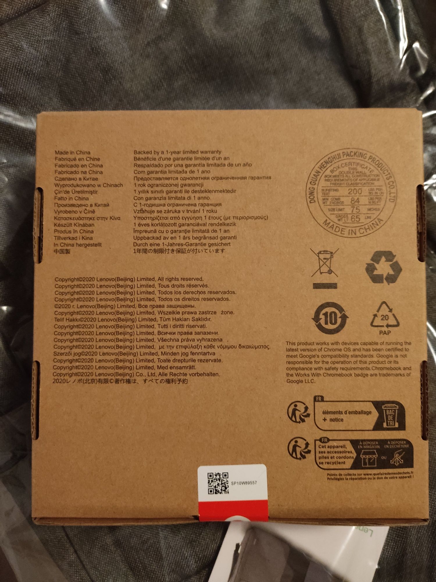 Auscultadores Lenovo 100 Stereo Analogue Headset | Prateado