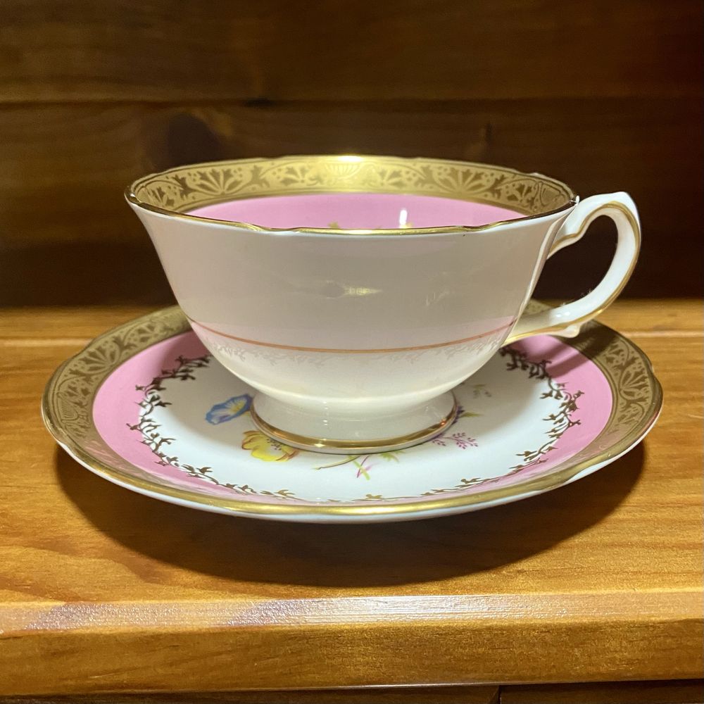 Conjunto chavena porcelana Royal Grafton