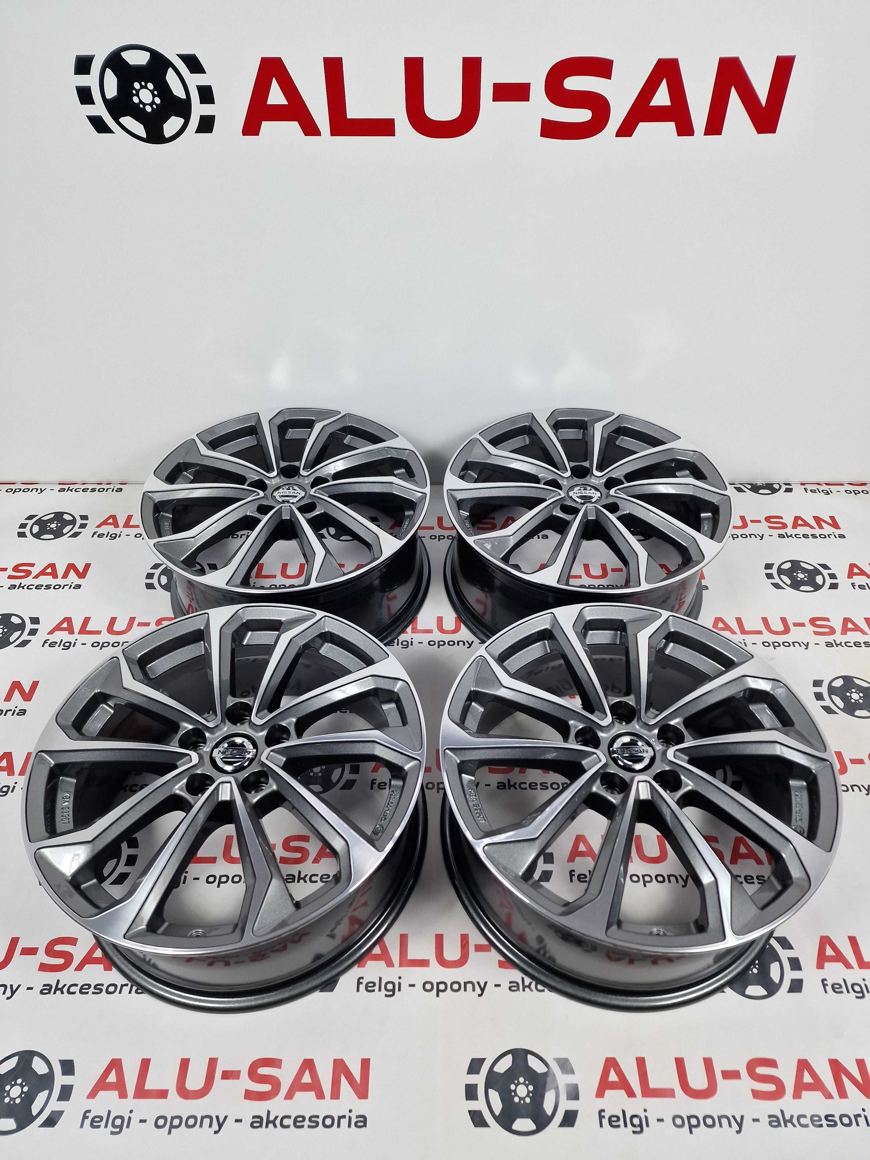 NOWE alufelgi NISSAN 19" 5x114,3 Juke Primera Qashqai - Grafit Pol