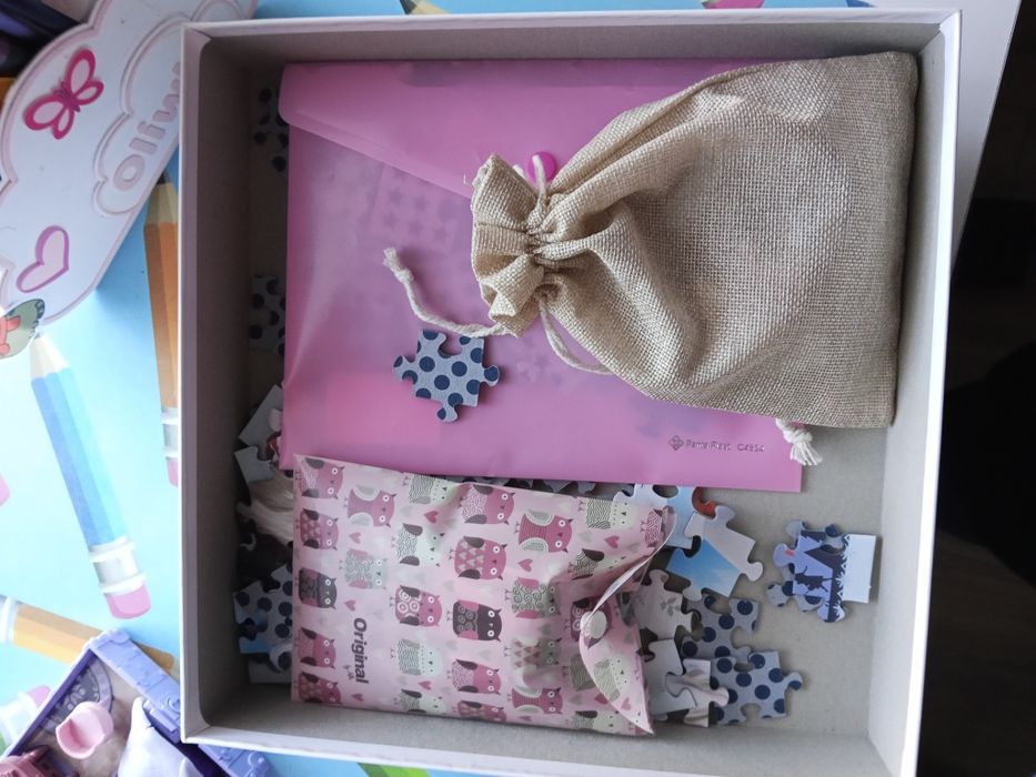 Puzzle 4w1 kraina lodu Anna ELSA * komnata Elsy