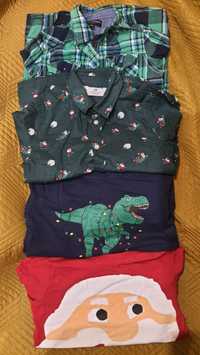 Komplet świąteczny dla chłopca r.128 - koszule i bluzki H&M Sinsay