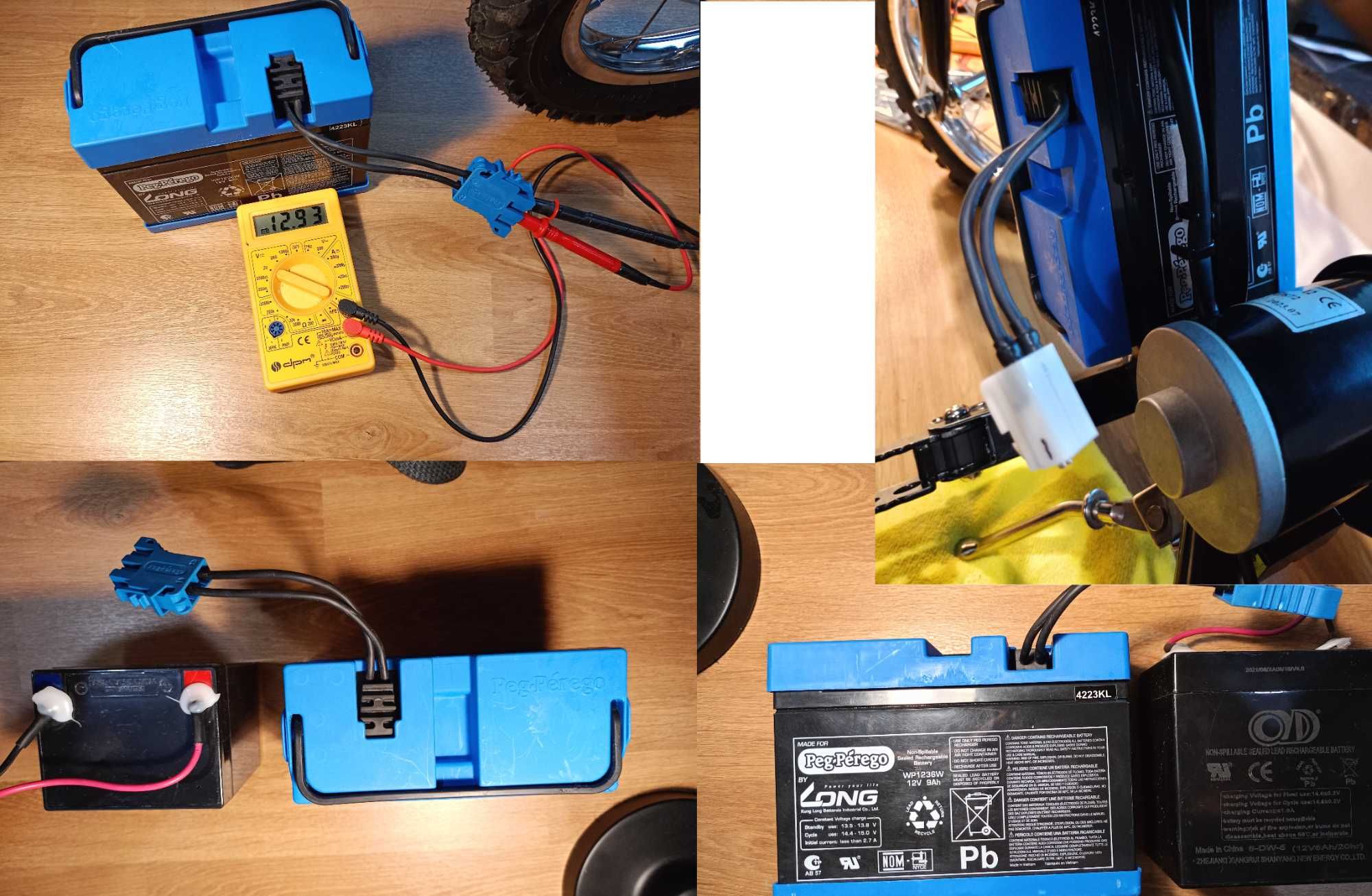 Motocykl elektryczny Razor MX125 + Peg Perego Akumulator 12V/8Ah