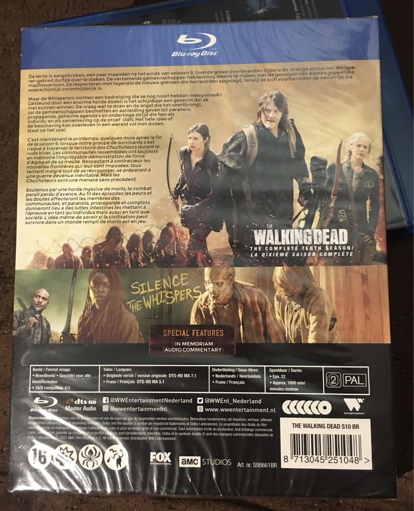 Walking dead temporada 10 Blu ray