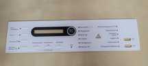 Panel osłona wyświetlacza pralki Miele W5873