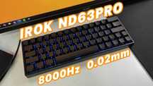 Клавіатура IROK ND63 PRO, на магнітних перемикачах як у wooting