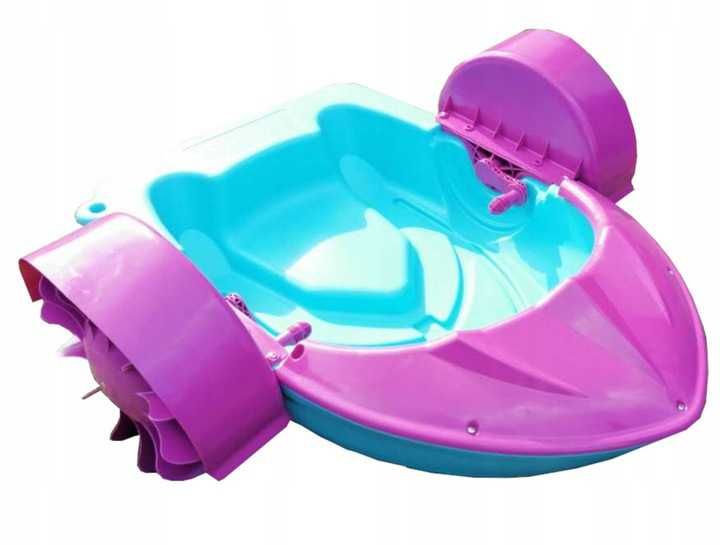 ROWEREK WODNY Łódka na korbę ręczna do 65 kg dla dzieci do basenu