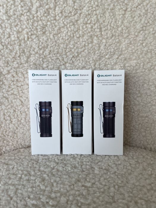 АКЦІЯ! Olight Baton 4 Ліхтар EDC 1300 Люмен 170 Метрів +Strob +Магніт