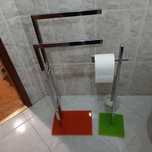Toalheiro + suporte de papel higiénico