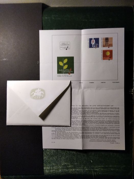 1977 FDC Dia Nacional De Luta Anti-Alcoolismo MNH **