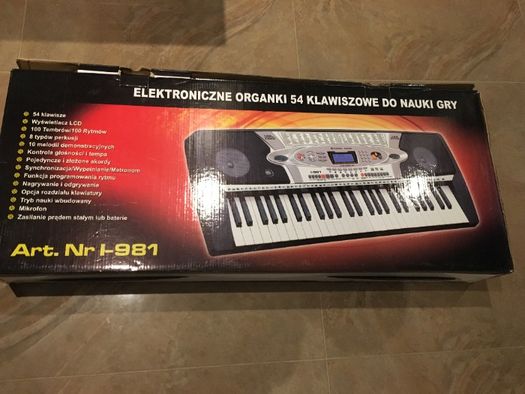 elektroniczne organki 54 klawiszowe