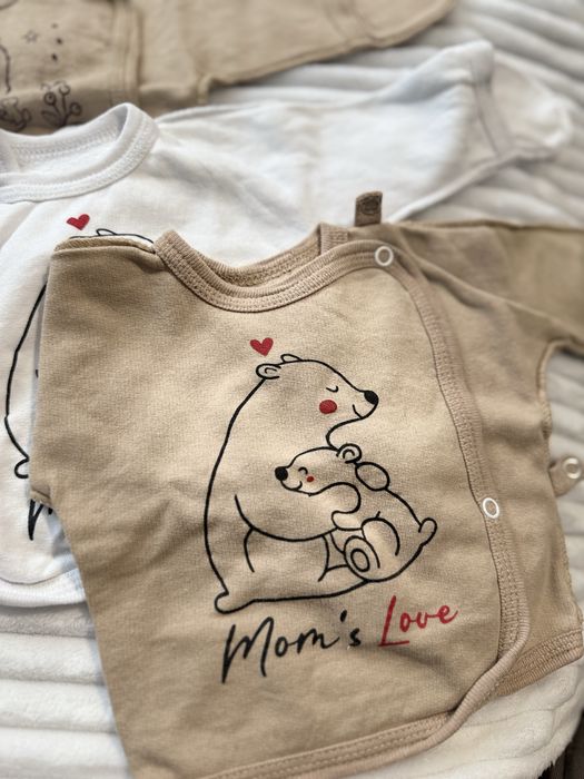 Одяг для немовля. Набір в пологовий для двійні.  розпашонка.