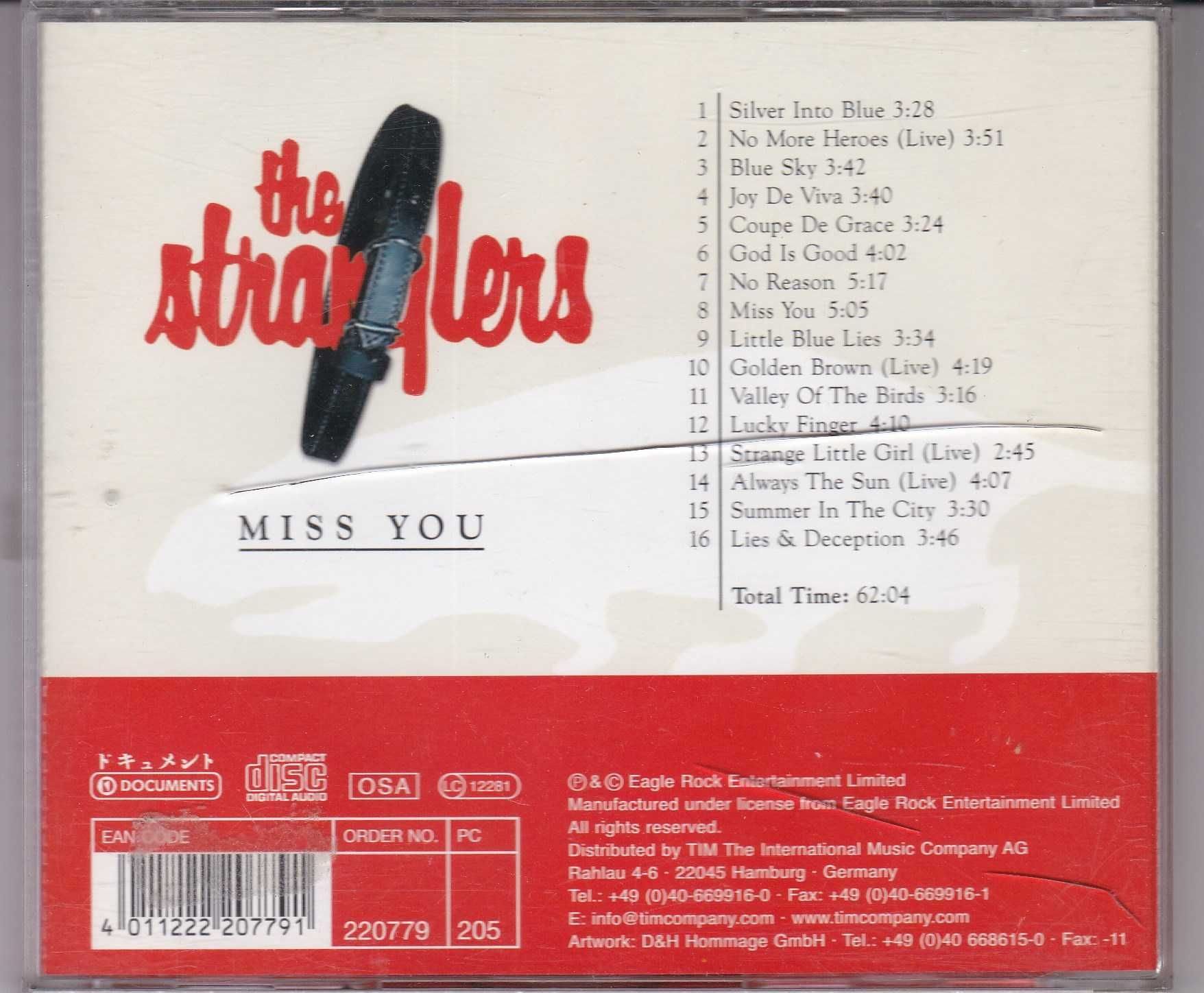 Stranglers -  Miss You  CD