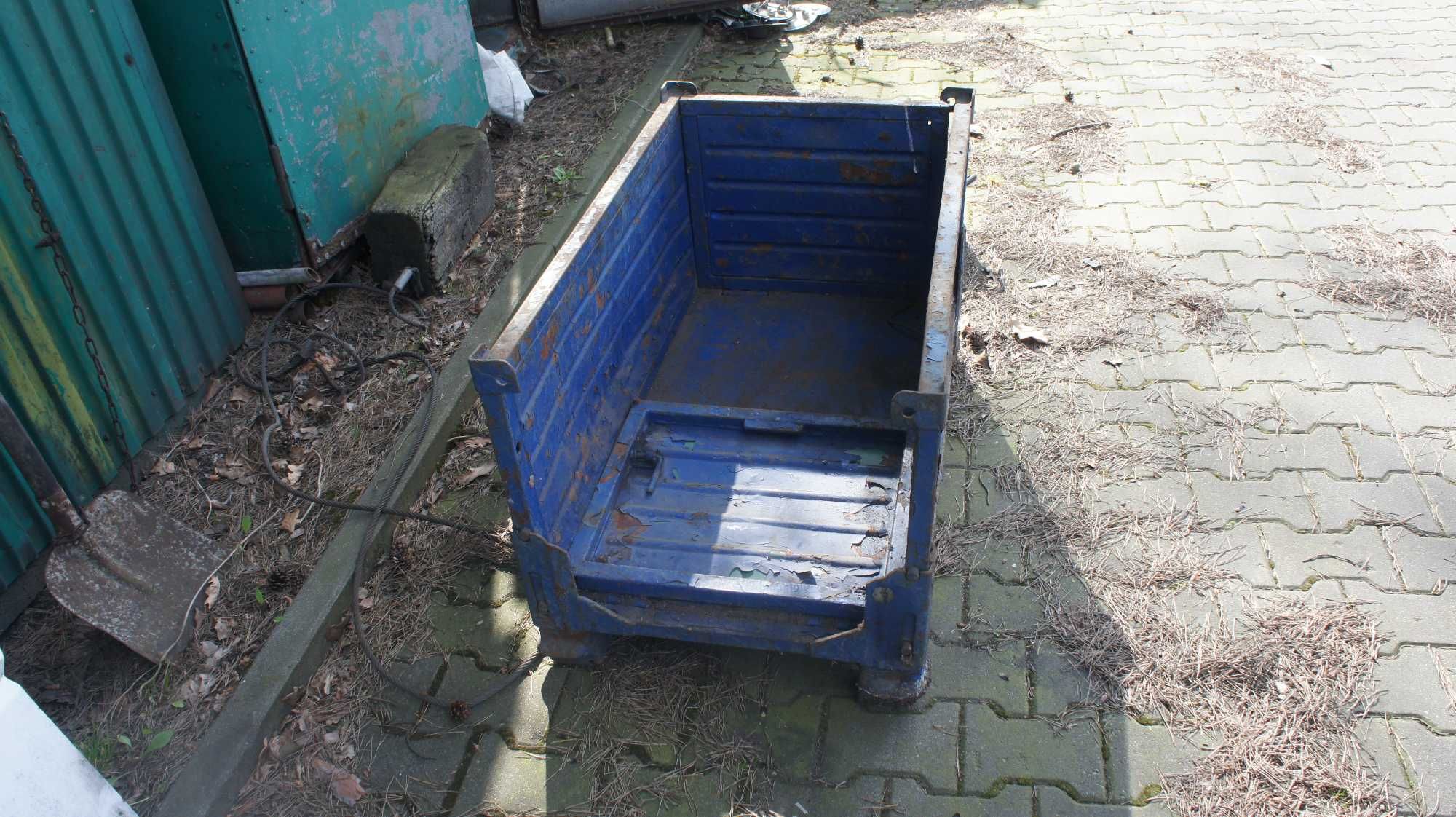 Kontener metalowy używany składany