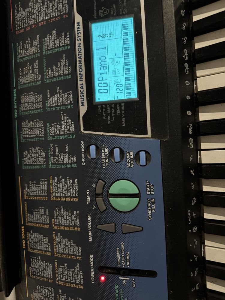 Casio CTK-511, cor preta