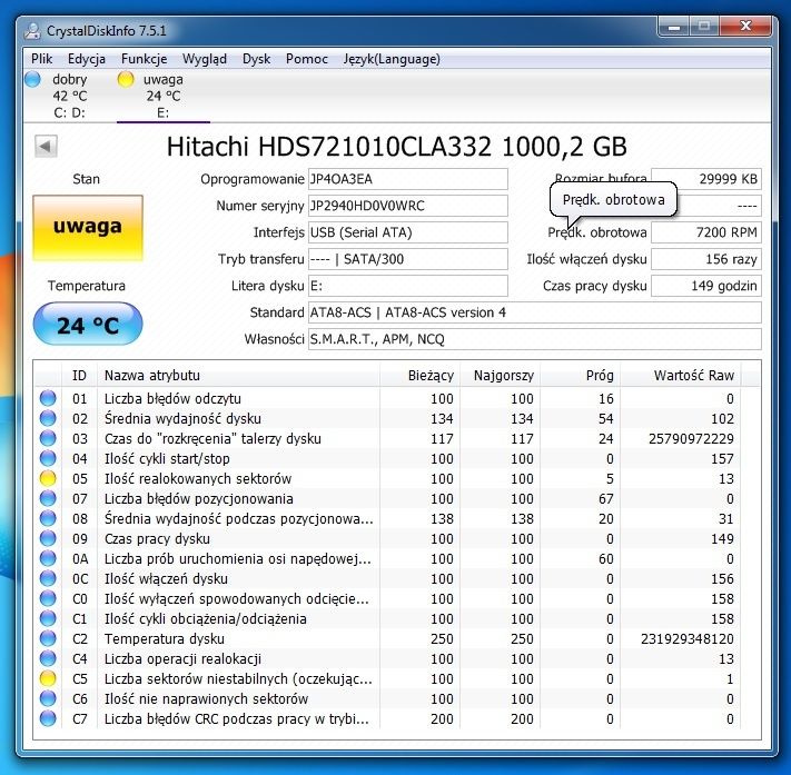 Dysk zewnętrzny ADATA NH03 3,5' USB 3.0 1TB