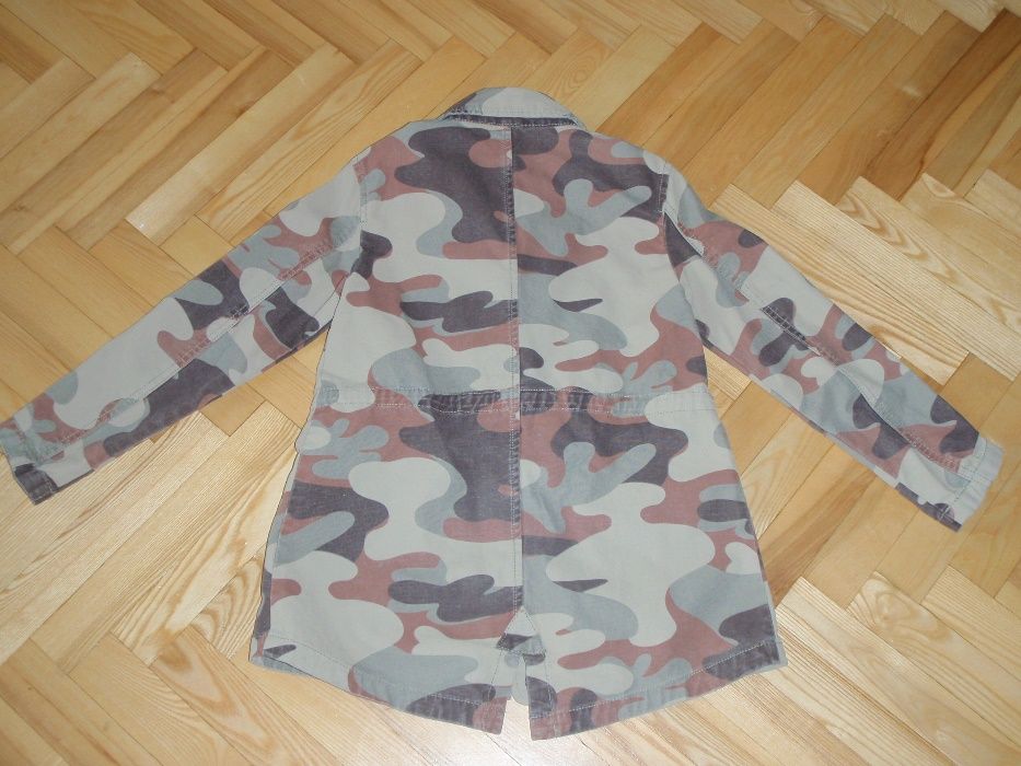Kurtka moro Sisley 7/8 lat ( 130cm )