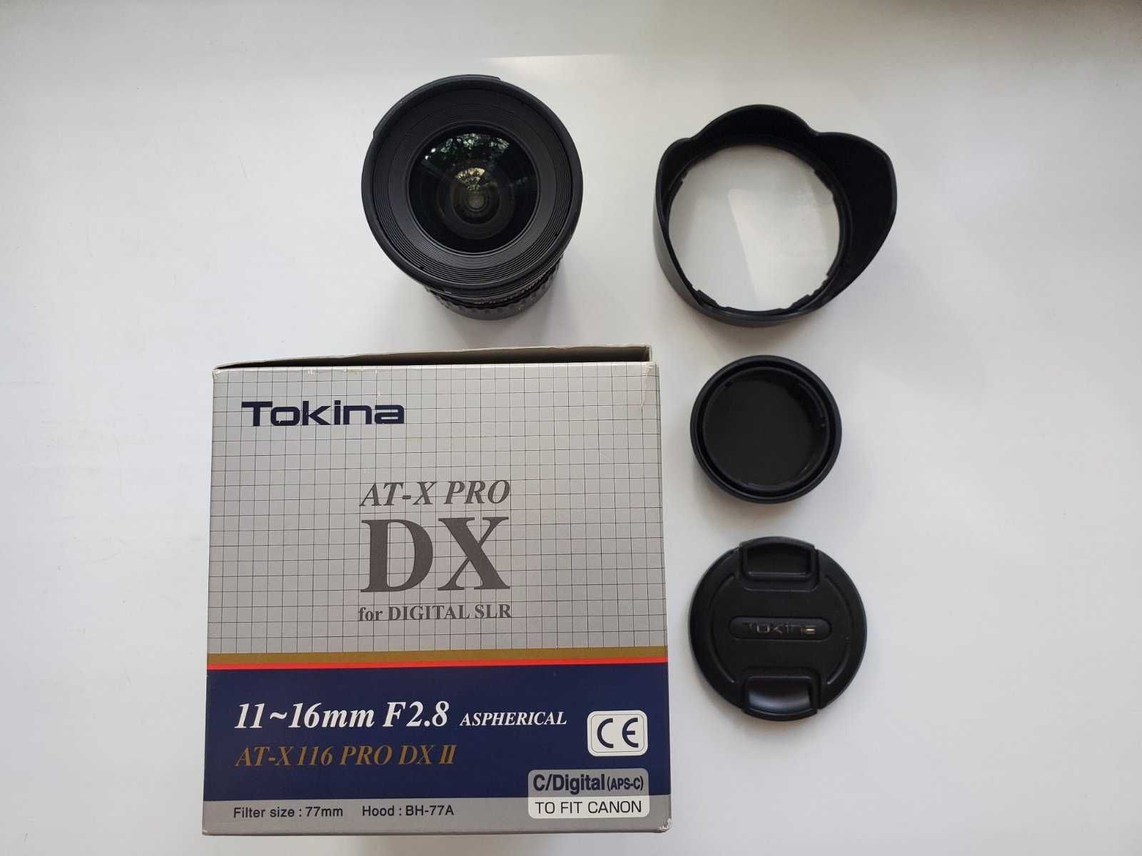 Об'єктив Tokina 11-16 мм, f/2.8 AT-X Pro DX II для Canon