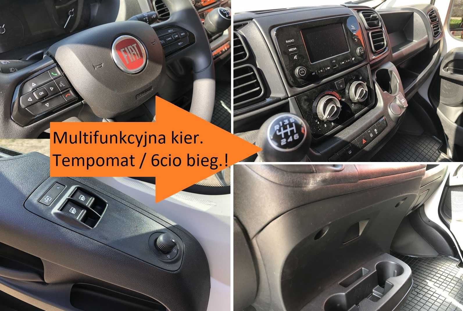 Fiat Ducato maxi WYMIARY Wypożyczalnia samochodów DOSTAWCZYCH