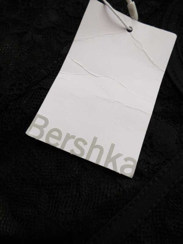 Bershka czarny gorset krótki 40 L