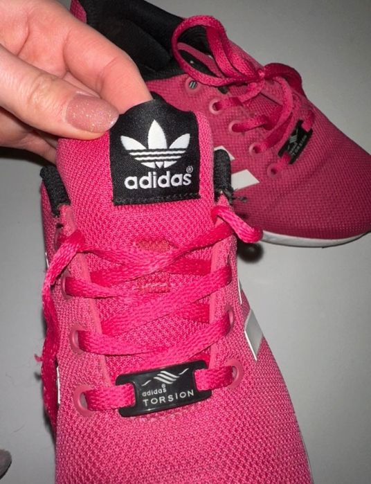 Buty Adidas ZX Flux fuksja różowe sportowe adidasy r 33 wkładka 22,5cm