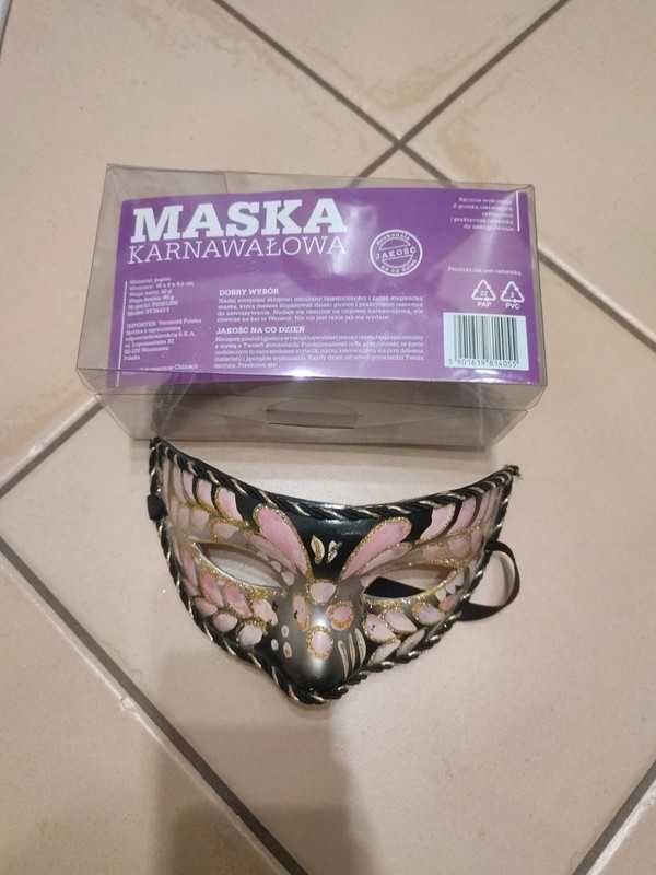 Maska karnawałowa, produkt nowy.