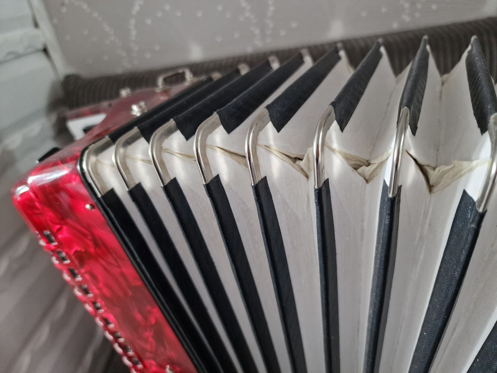 Akordeon 120 Weltmeister meteor z NAGŁOŚNIENIEM